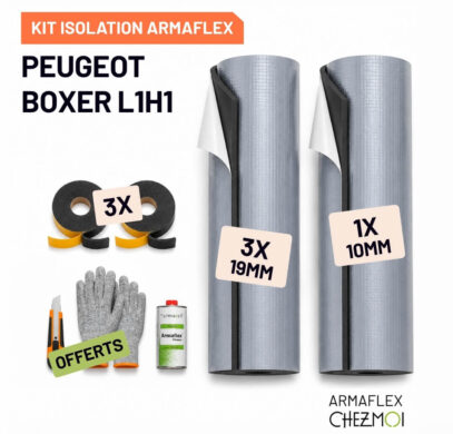 Pack isolation Armaflex ChezMoi Peugeot Boxer L1H1