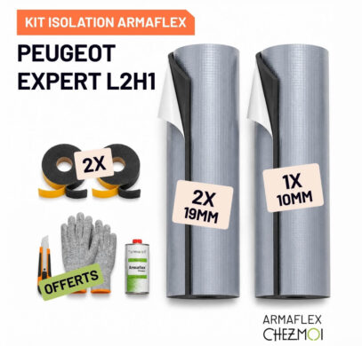 Pack isolation Armaflex ChezMoi Peugeot Expert L2H1