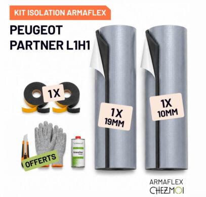 Pack isolation Armaflex ChezMoi Peugeot Partner L1H1