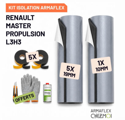 Pack isolation Armaflex ChezMoi Renault Master Propulsion L3H3