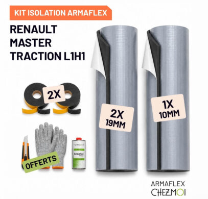Pack isolation Armaflex ChezMoi Renault Master Traction L1H1