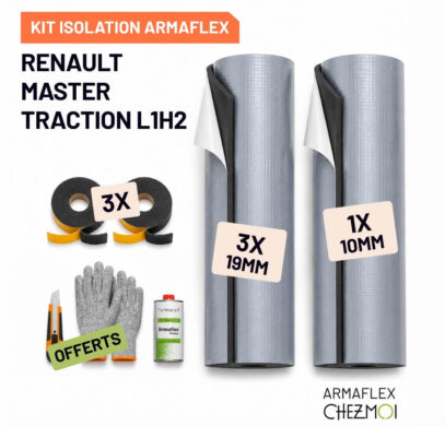 Pack isolation Armaflex ChezMoi Renault Master Traction L1H2