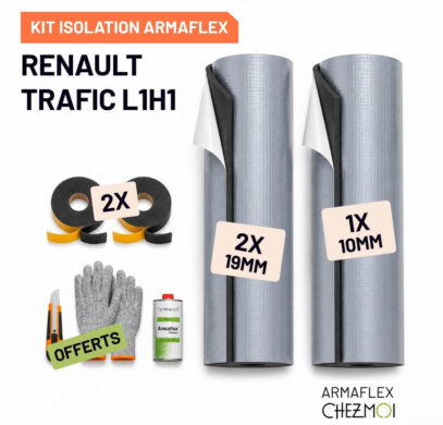 Pack isolation Armaflex ChezMoi Renault Trafic L1H1