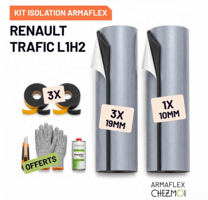 Pack isolation Armaflex ChezMoi Renault Trafic L1H2