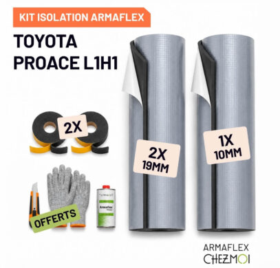 Pack isolation Armaflex ChezMoi Toyota Proace L1H1
