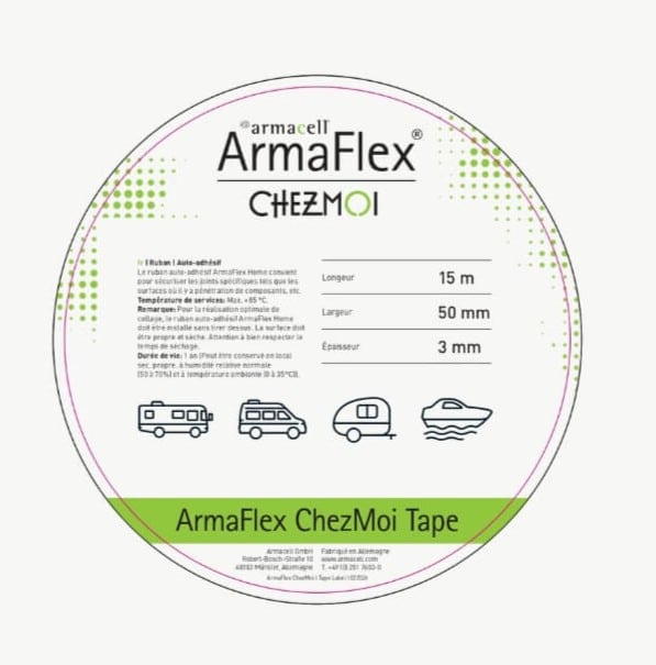 Armaflex Chez Moi : tout comprendre sur la nouvelle génération d'isolation pour van 3 armaflex chez moi tape ruban adhesif joint