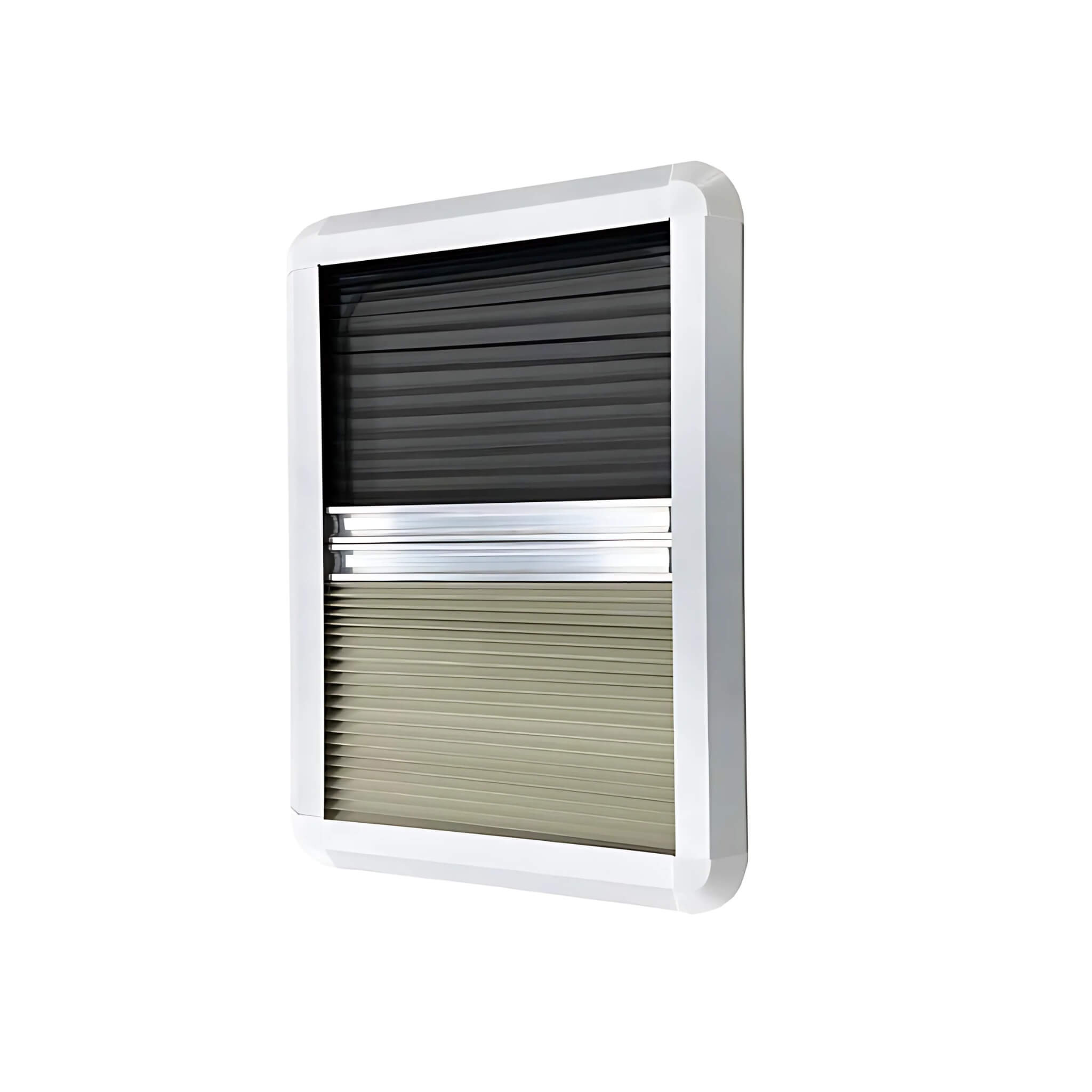 Cadre intérieur de finition pour baie projetable MASIS 300 x 450 mm 1 Détail volet du store MASIS 300x450