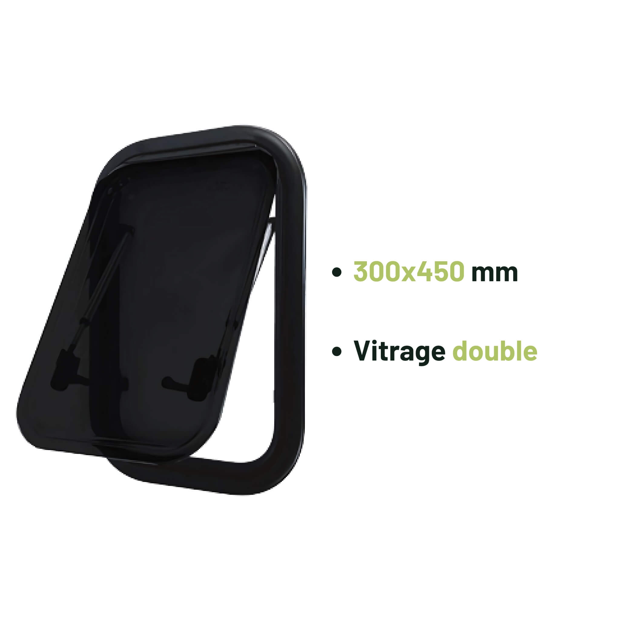 Baie projetable MASIS 300x450 mm 2 Baie MASIS 300x450 mm à projection, marquage CE pour aménagement VASP