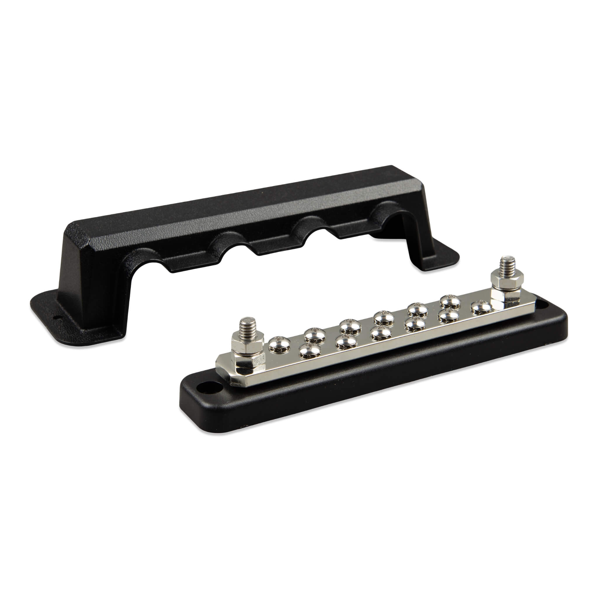 Busbar 250A 2P avec 12 vis + couvercle Victron 2 Bloc de connexion Victron 2 pôles 250A avec couvercle + 12 vis