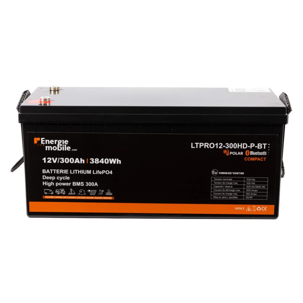 Batterie Lithium LiFePO4 300 Ah LTPRO 12V - Vancore