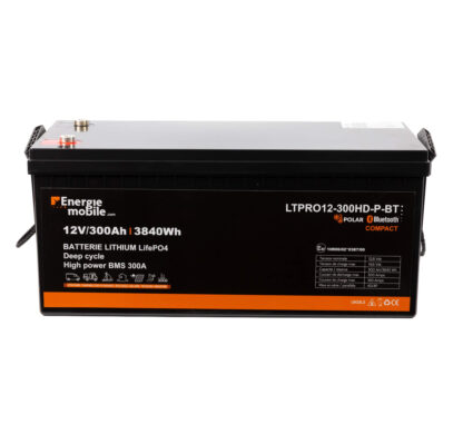 Batterie Lithium LTPRO 12-300Ah HD-P-BT 3840 Wh Bluetooth