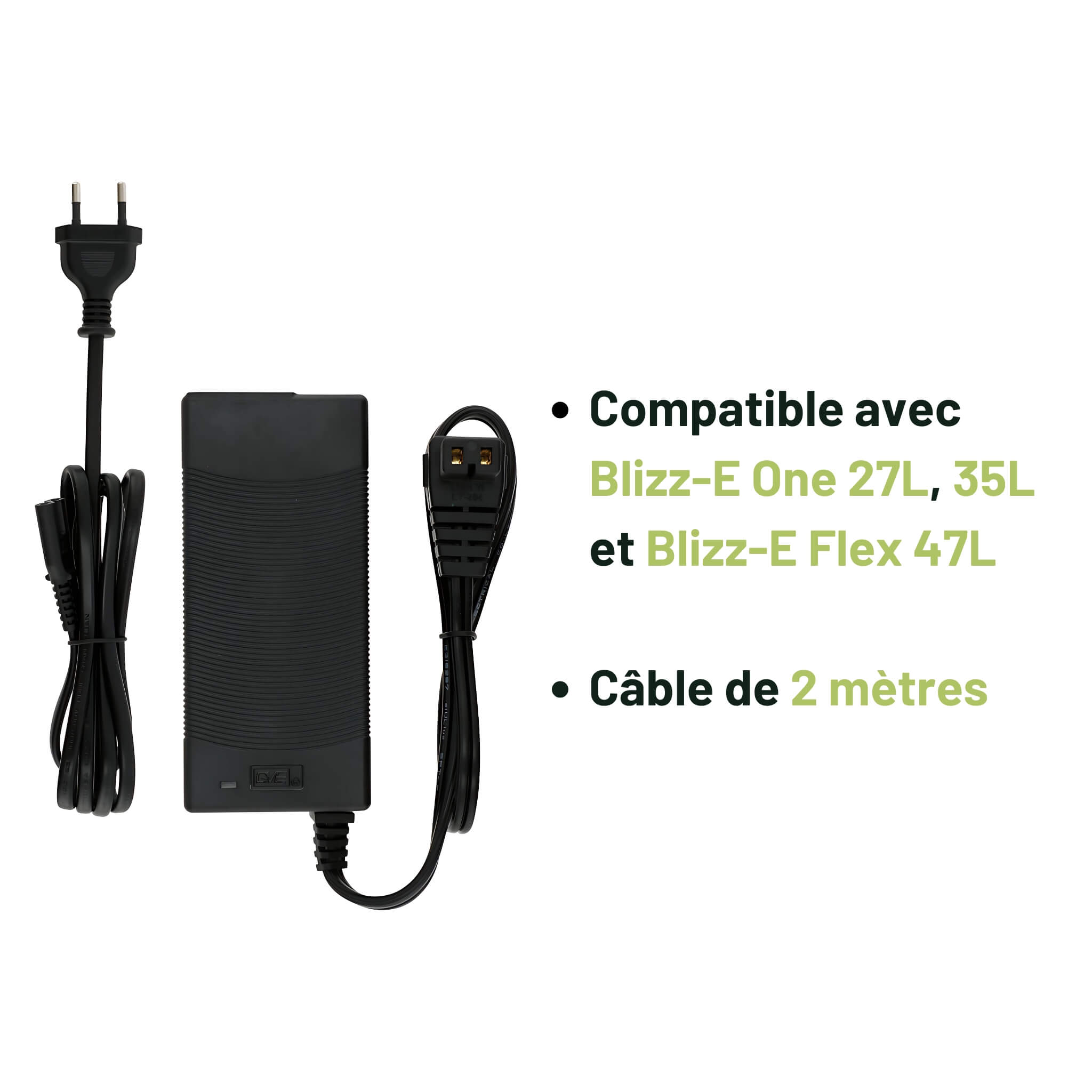 Chargeur 230V/12V pour glacières Blizz-E 2 Chargeur 230V/12V pour glacières EZA