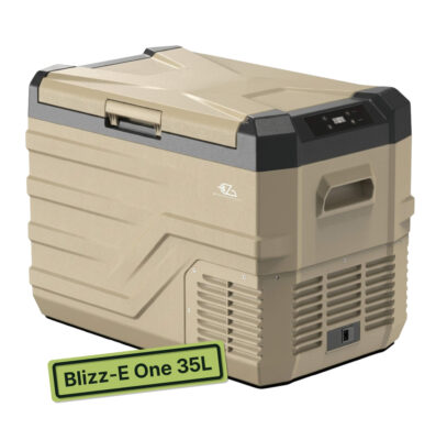 Glacière EZA Blizz E-One Beige / Noir 35 L pour van et camping-car