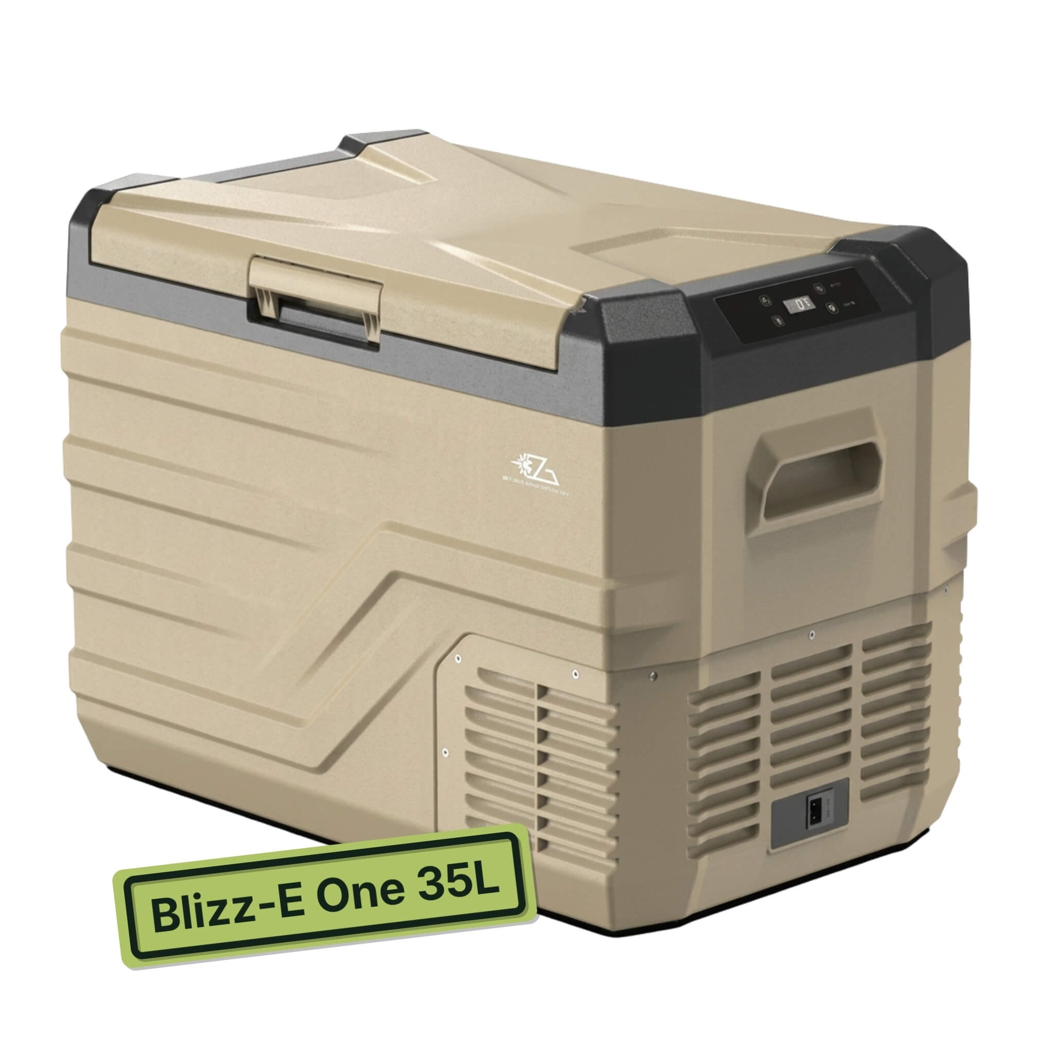 Glacière à Compression Blizz-E One 35L Beige / Noir 1 Glacière EZA Blizz E-One Beige / Noir 35 L pour van et camping-car