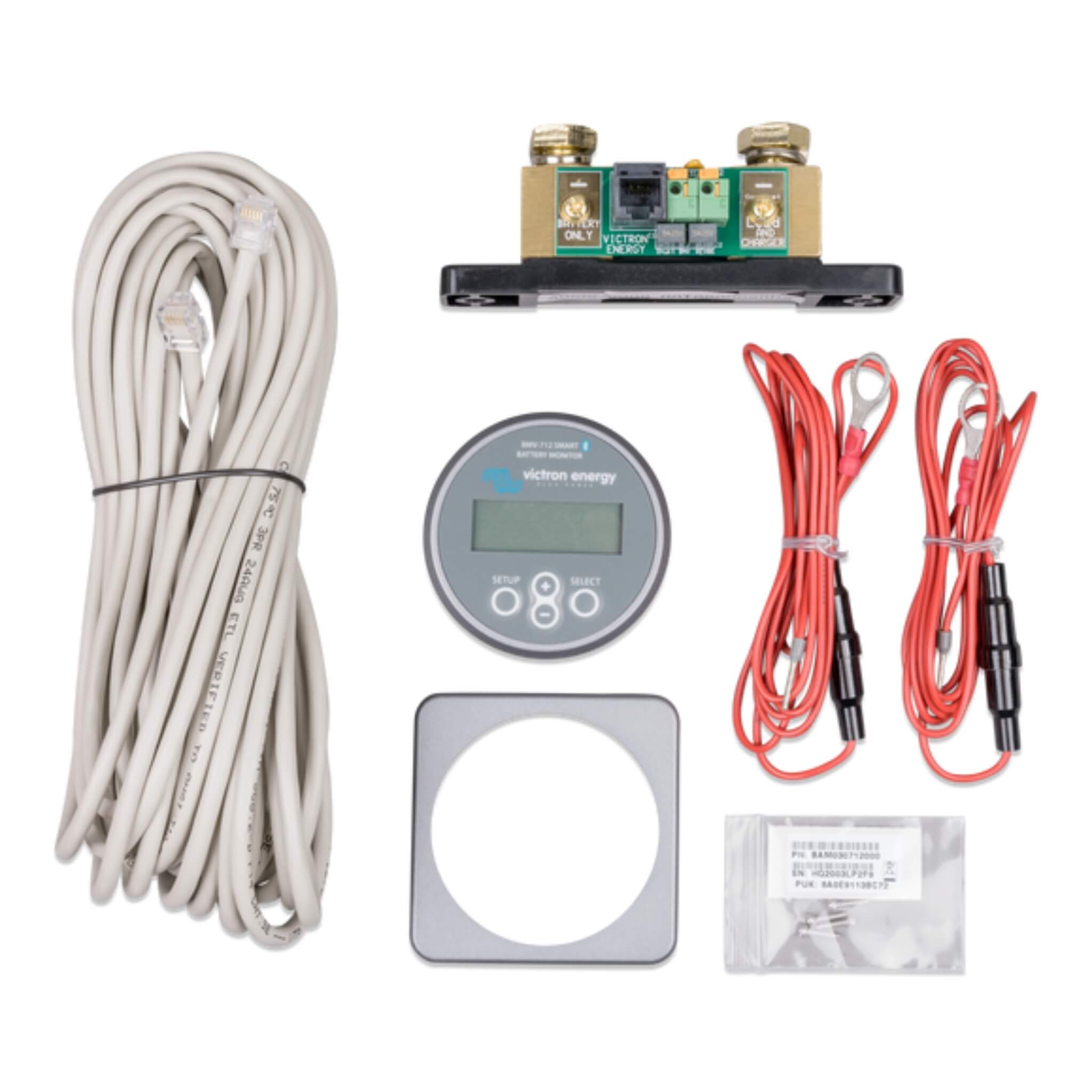 Contrôleur de batterie Victron BMV-712 Gris 5 Contenu du BMV 712 de chez Victron