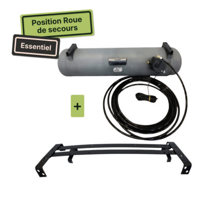 Pack Essentiel GPL Borel 25L sous châssis Fiat Ducato position roue de secours