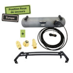 Pack Europe GPL Borel 25L sous châssis Fiat Ducato position roue de secours