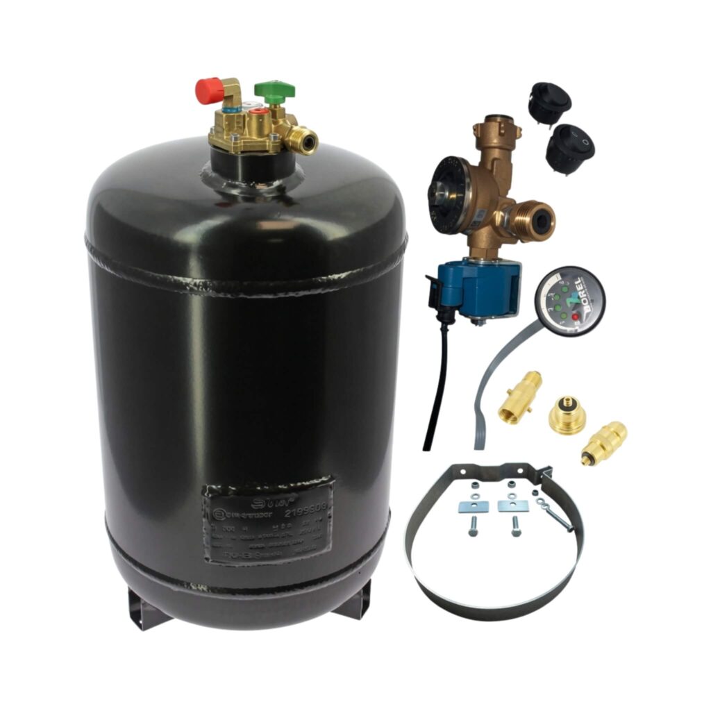 Quel gaz utiliser en van aménagé (butane, propane, GPL) ? 1 Borel Pack GPL Homegaz Premium 30L pour installation gaz en van