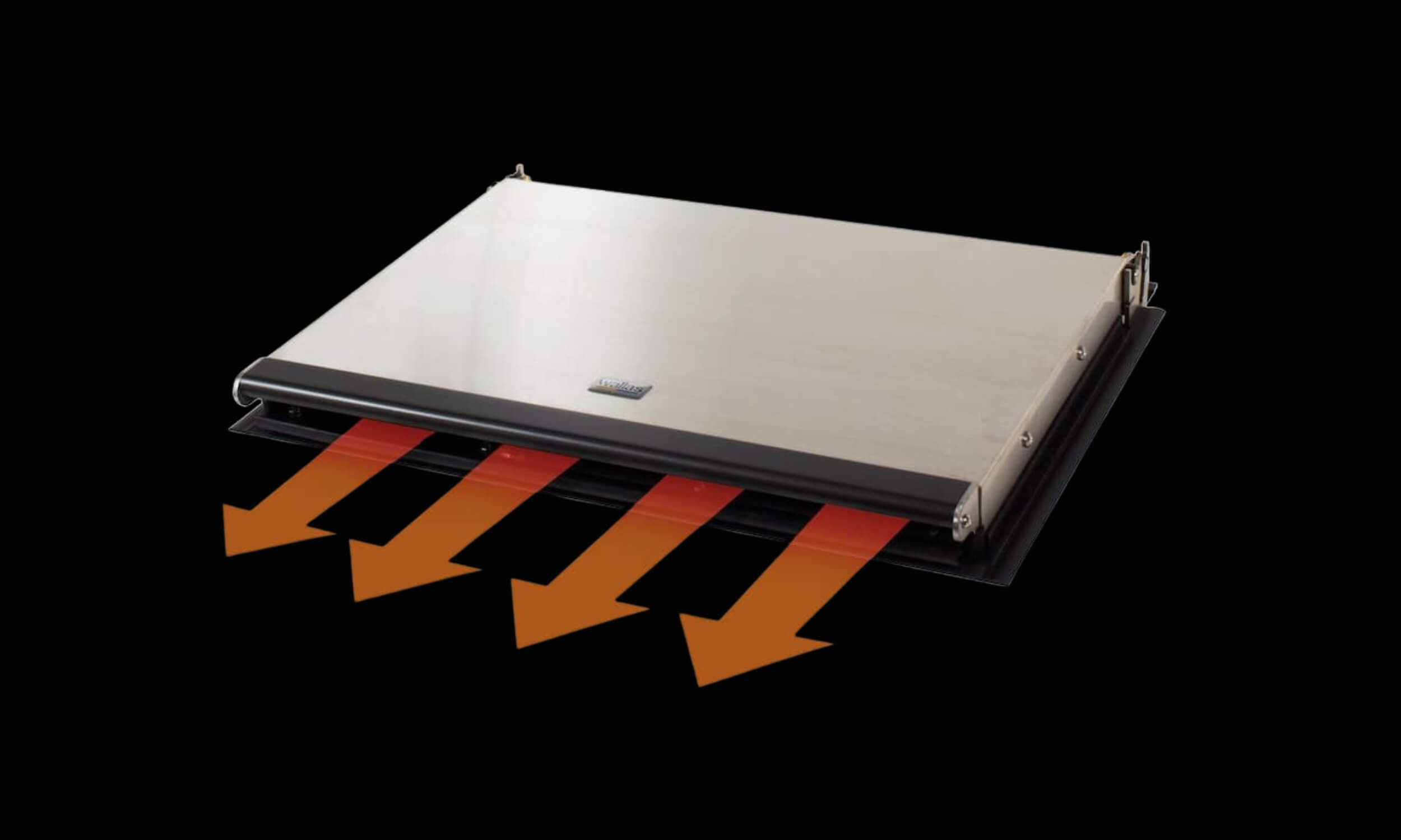 Plaque cuisson vitrocéramique et chauffage diesel WALLAS XC Duo R122 5 Intégration du thermostat dans le panneau de commande Wallas XC Duo