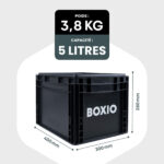Évier portable BOXIO WASH avec réservoirs d’eau de 5 litres pour fourgon aménagé