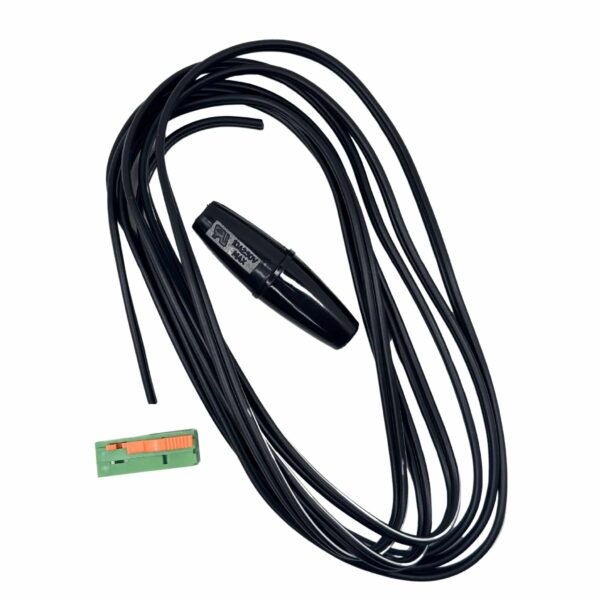 Piece de rechange câble d'alimentation avec porte-fusible, fusible et connecteur mâle vert pour Tank O3