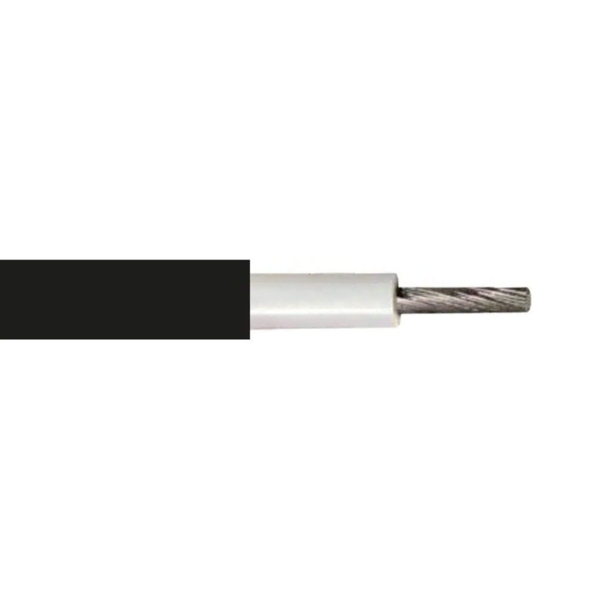 Cable solaire NOIR 6mm² 5m 1 Cable solaire NOIR 6mm² 5m