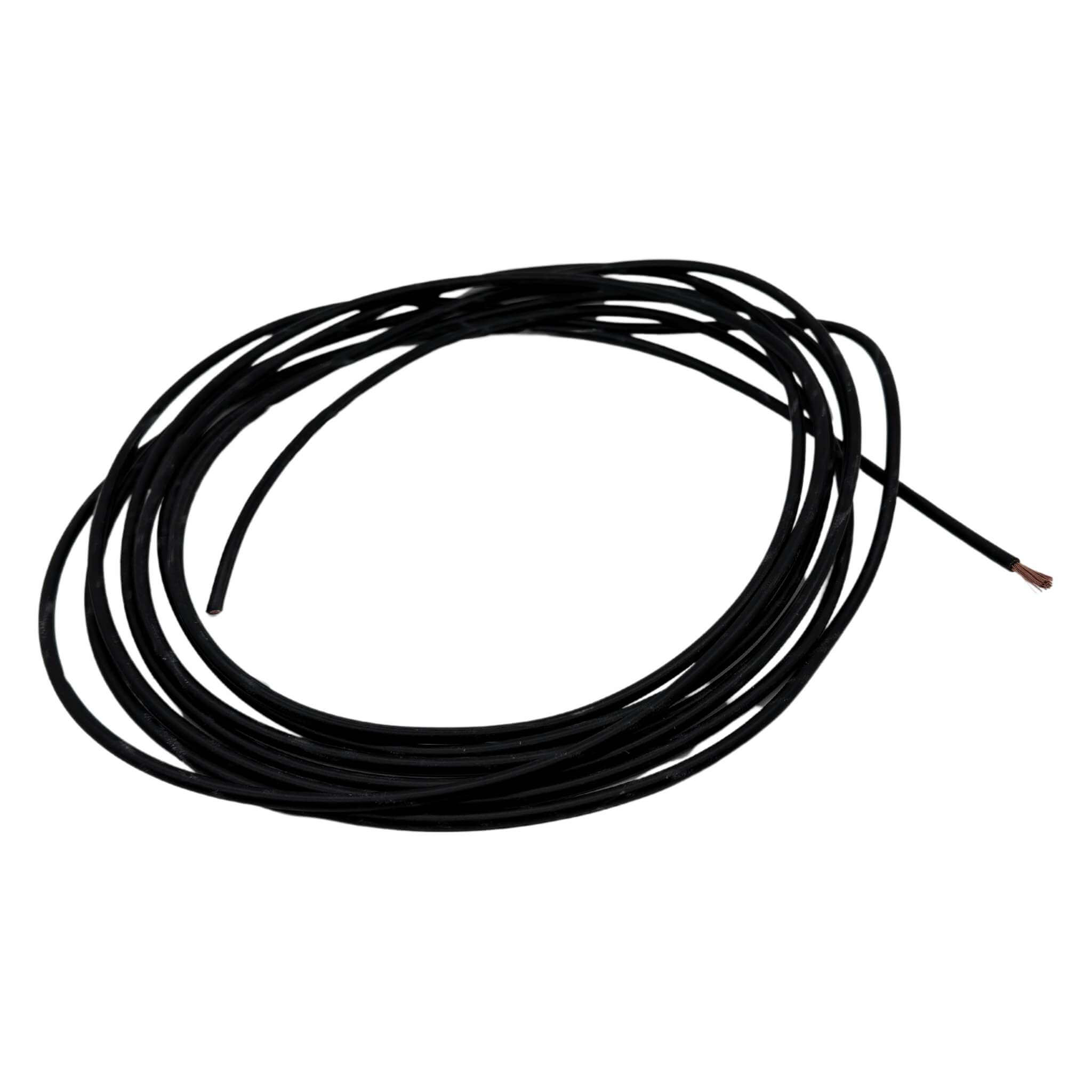 Cable Souple 4mm² Noir H07V-K 2 Cable noir souple 4mm2 pour fourgon aménagé
