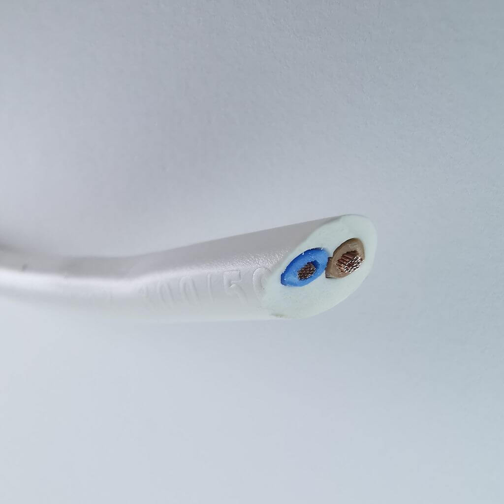 Câble souple 2 conducteurs H05VVF 0,75mm² x5 mètres 3 Cable souple