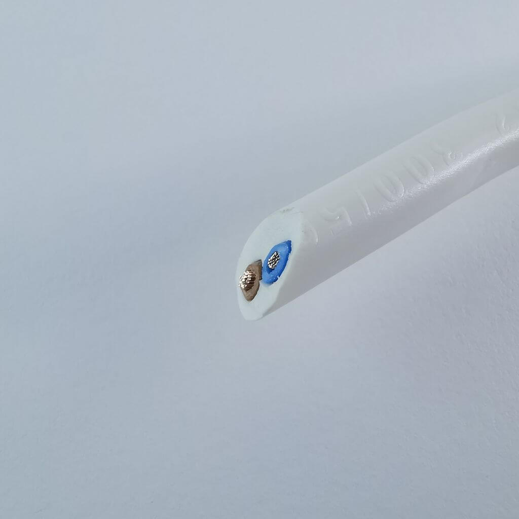 Câble souple 2 conducteurs H05VVF 0,75mm² x5 mètres 6 H05VVF