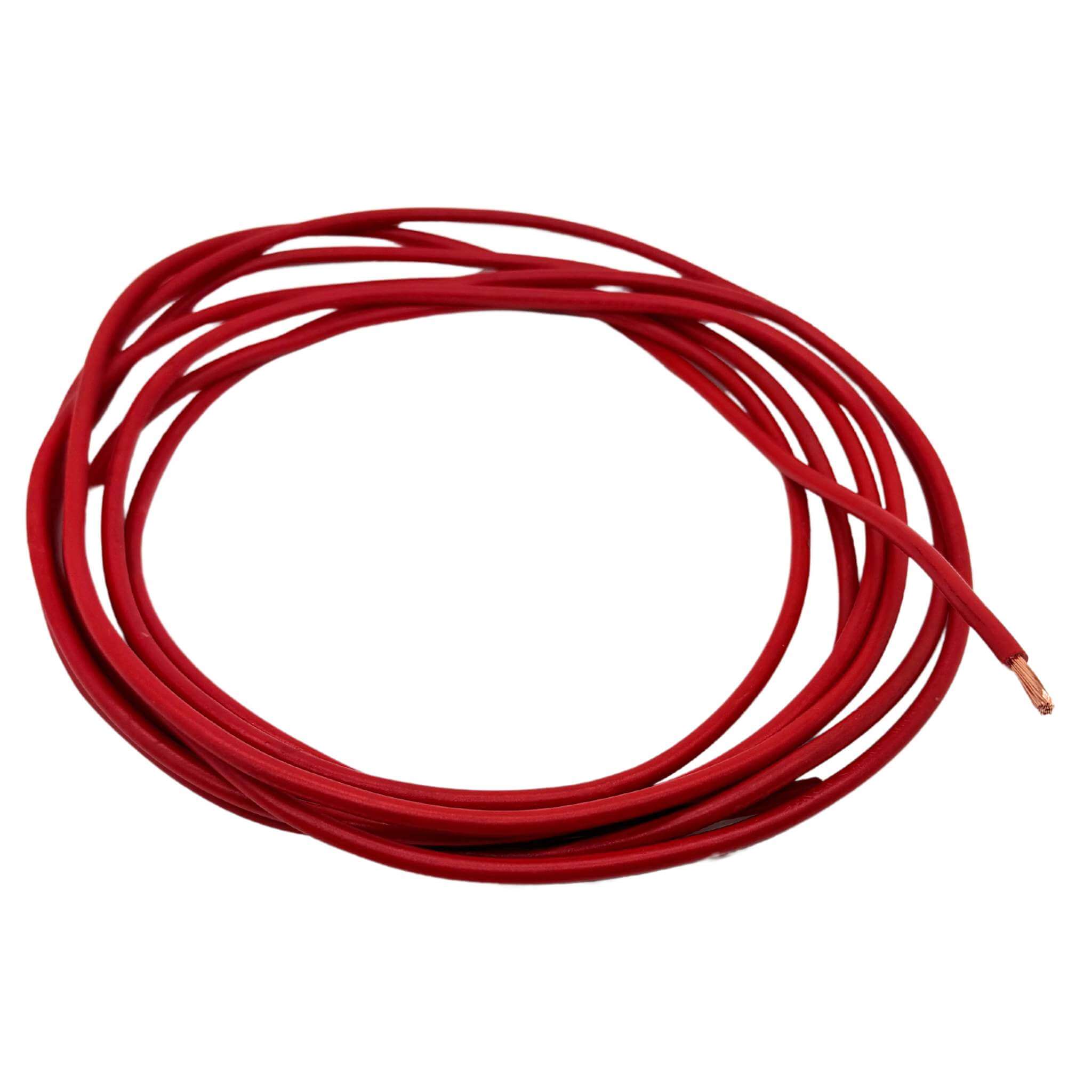 Cable Souple 4mm² Rouge H07V-K 2 Cable souple rouge H07VK 4mm2 pour fourgon aménagé