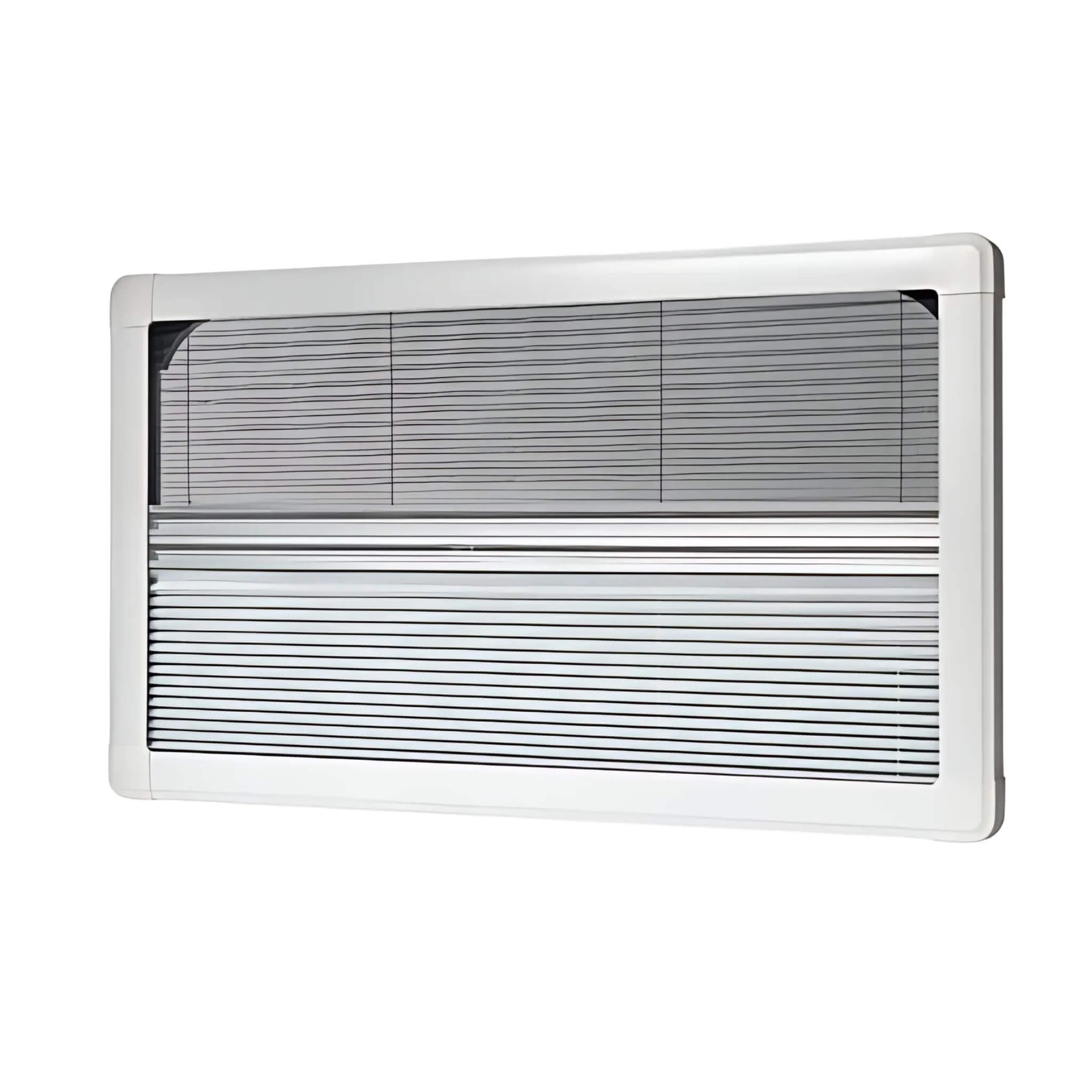 Baie projetable C-Swing 800 x 450 3 Cadre intérieur équipé du volet occultant et de la moustiquaire pour baie C-Swing 800 x 450 mm