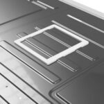 Cadre adaptateur pour lanterneau 40×40 sur toit irregulier de Renault Master 4 Pos 2