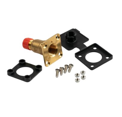 Boîte de transfert Campko noire avec sortie droite pour installation GPL rechargeable