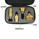 Kit Adaptateurs Europe CAMPKO Lot de 4 pour Recharge GPL