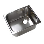 Évier encastrable Carbest en acier inoxydable 320x260 mm