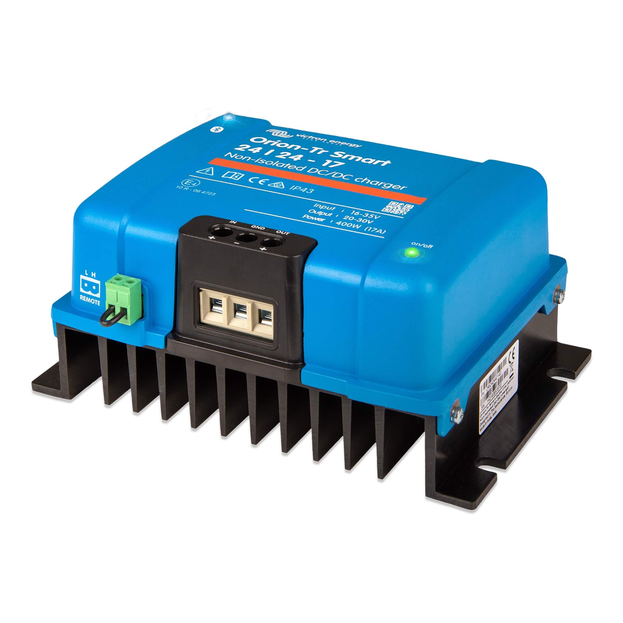 Chargeur DC-DC Orion-Tr Smart 24/24-17A Non Isolé Victron 4 Chargeur DC-DC Orion-Tr 24/24 17A non isolé Victron pour véhicule aménagé