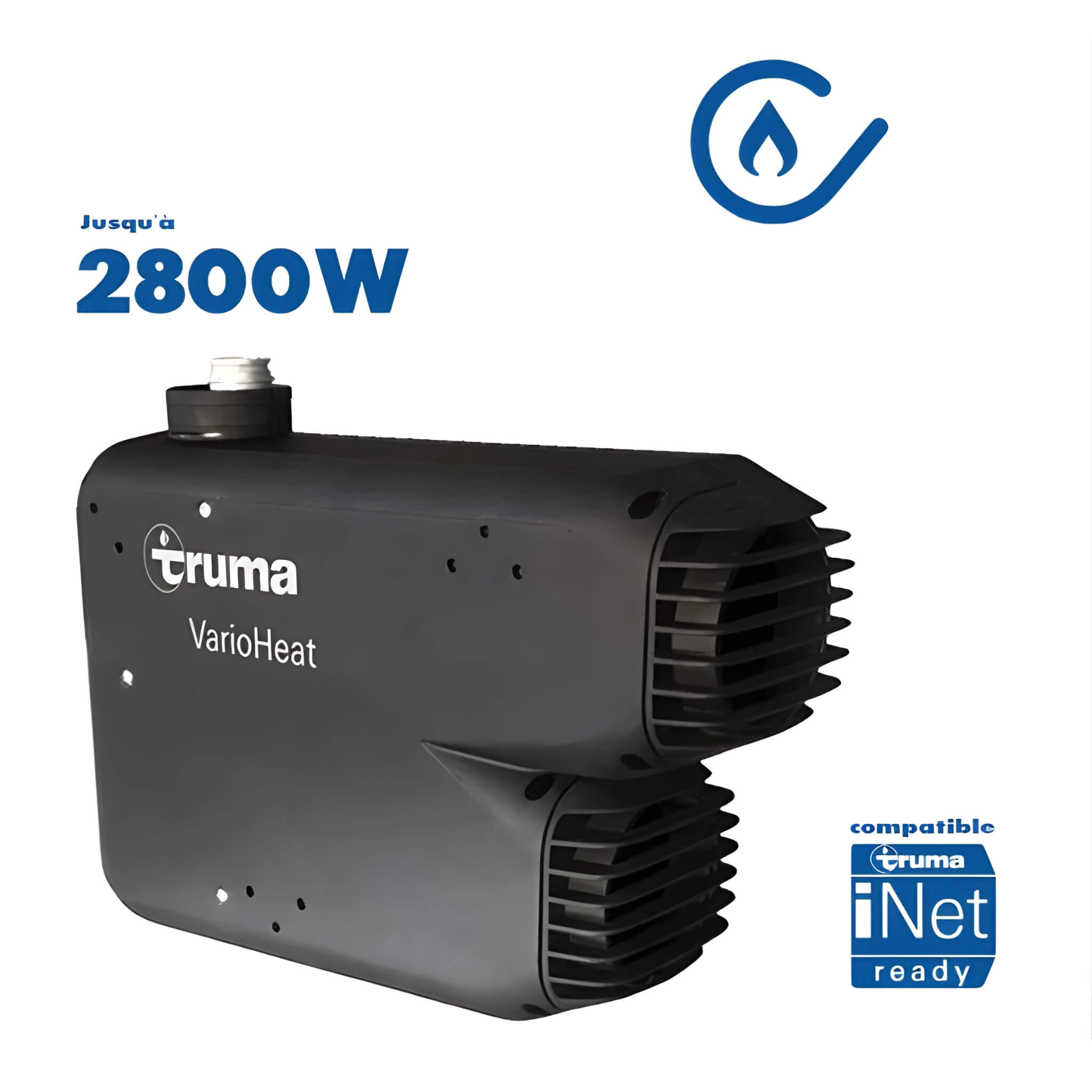 Chauffage air pulsé au gaz VarioHeat eco TRUMA 2 Diffusion de chaleur avec chauffage air pulsé TRUMA VarioHeat Eco