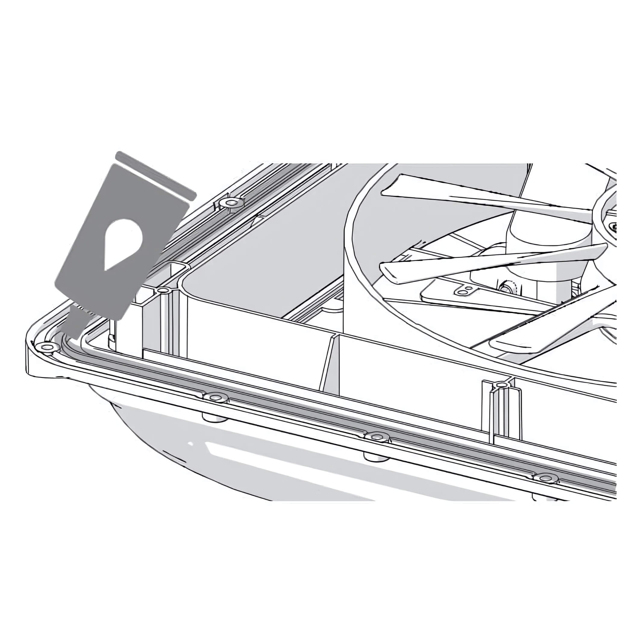 Lanterneau Fiamma Turbo Vent 40 Crystal 4 710tx, collage, lanterneau