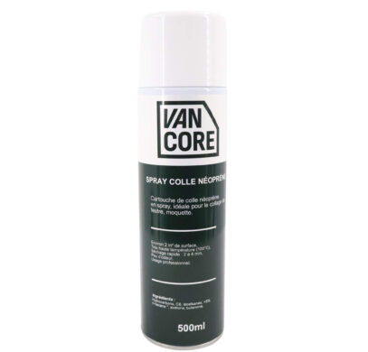 Colle Néoprène Vancore pour feutrine d'habillage noir gris clair gris anthracite beige