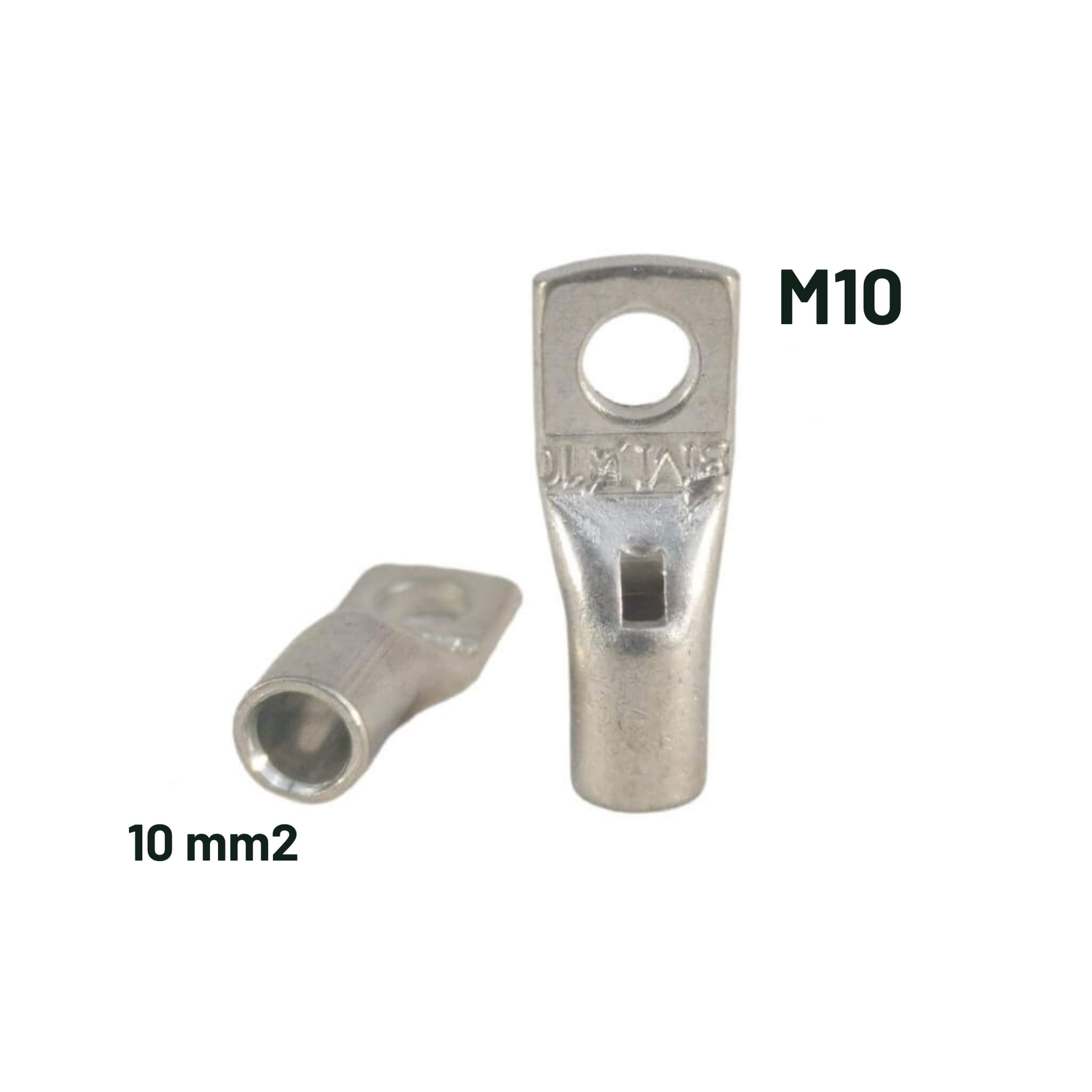 Cosse à œillet section 10mm² / M10 2 Cosse à œillet, Cable 10mm², Oeil M16
