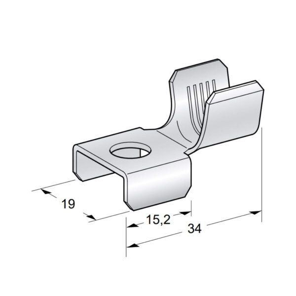 Porte fusible Megaval, cosse mégaval