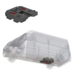 Installation réservoir eaux usées 100L Aplast sous châssis Ducato