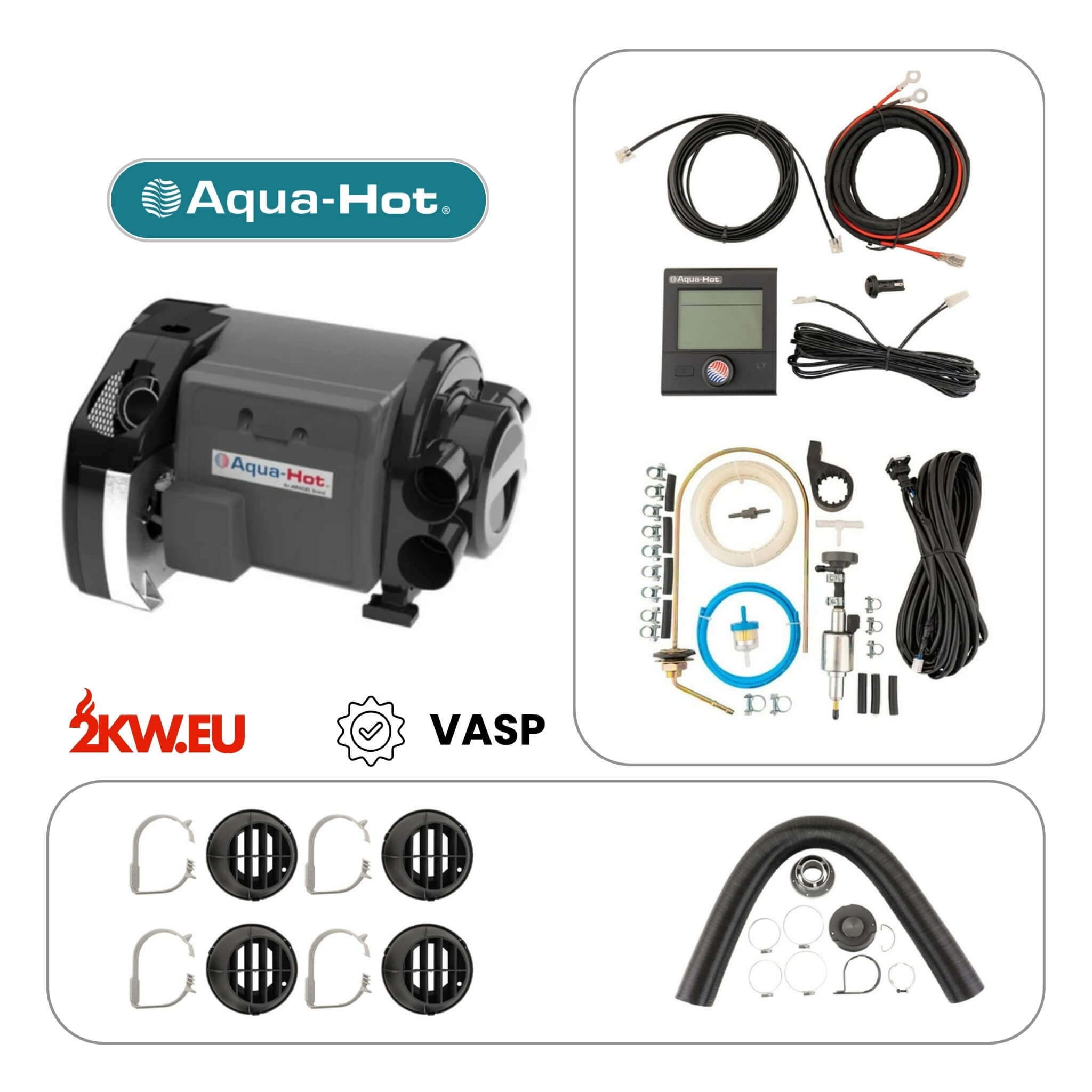 Aqua Hot D4E Diesel 4 kW 7 Chauffage combiné pour fourgon aménagé Aqua Hot D4E 4 kW