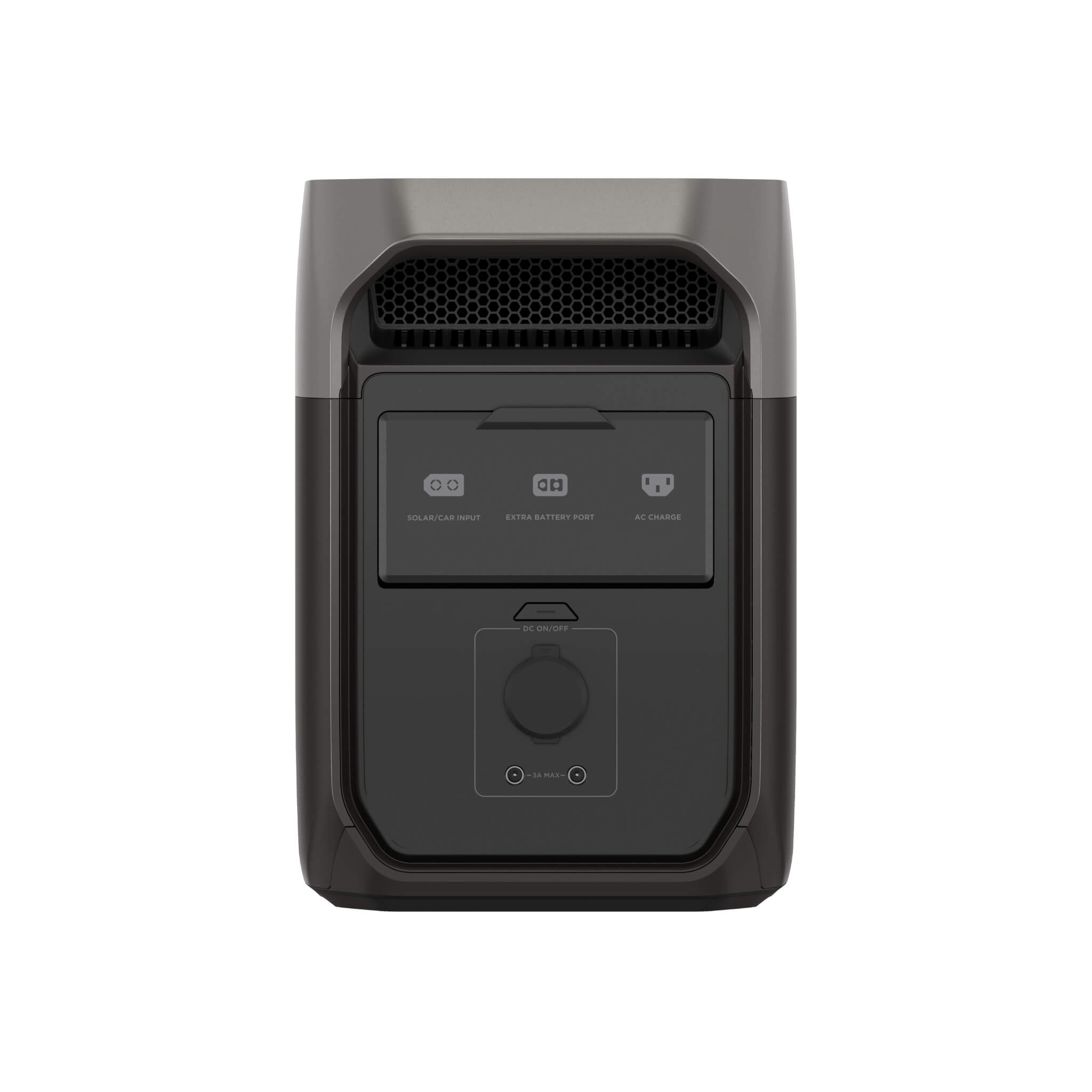 Ecoflow Delta 3 - 1024 Wh 4 Vue de derrière de l'Ecoflow Delta 3