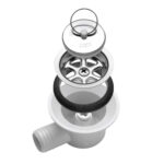 Bonde d'évacuation AC 530 sortie coudée