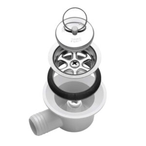 Bonde d'évacuation AC 530 sortie coudée