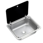 Évier en inox avec couvercle SNG 4133