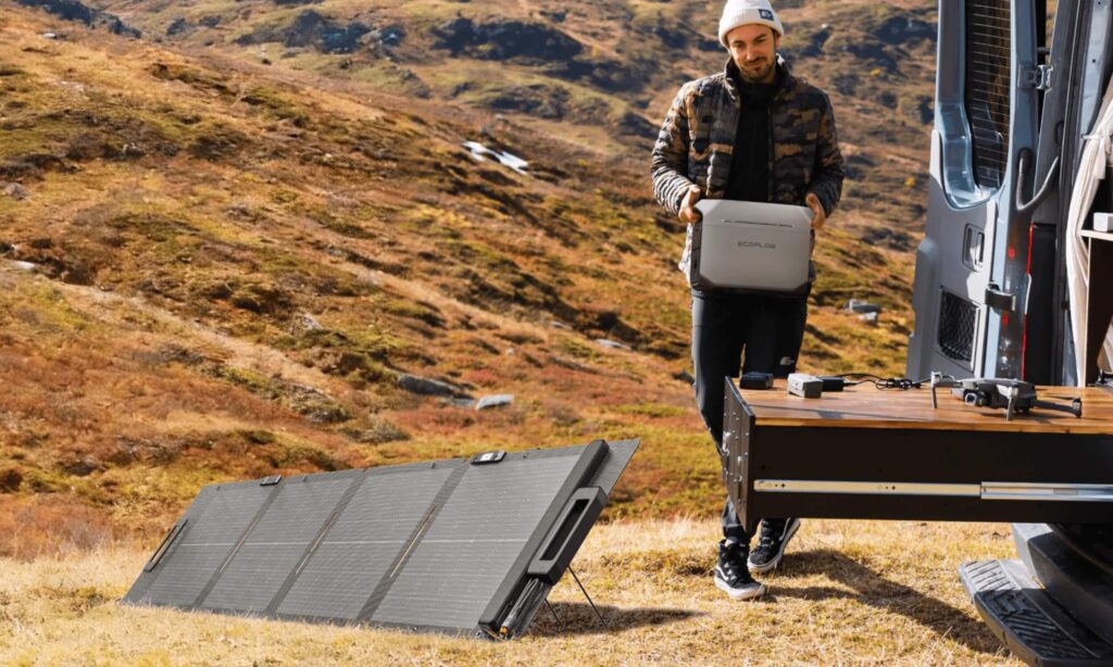 Panneau Solaire Portable EcoFlow 110W Lightweight 9 ecoflow panneau solaire leger 110w van