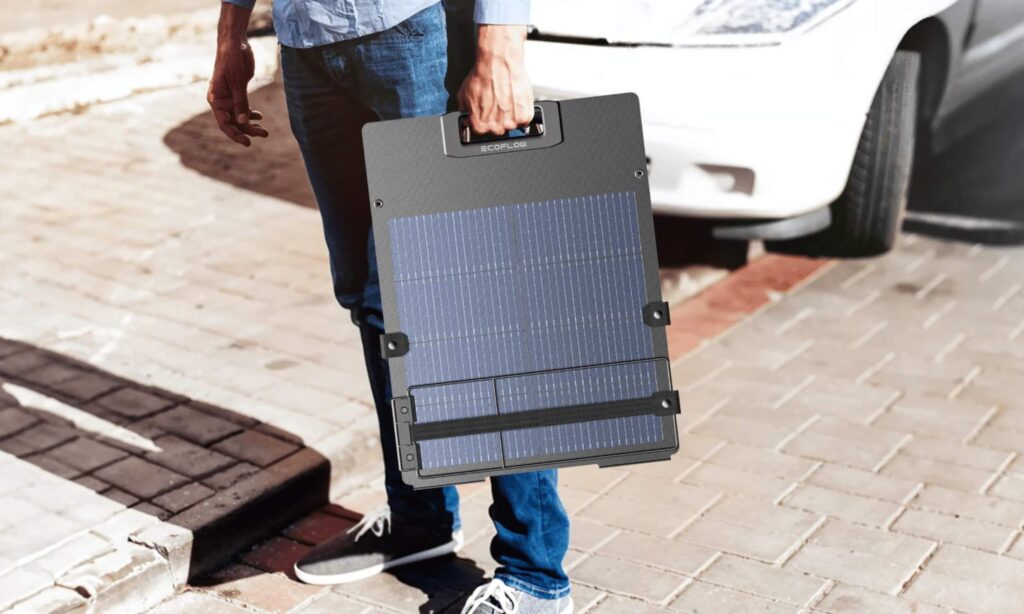 Panneau Solaire Portable EcoFlow 110W Lightweight 12 ecoflow panneau solaire leger nomade 110w