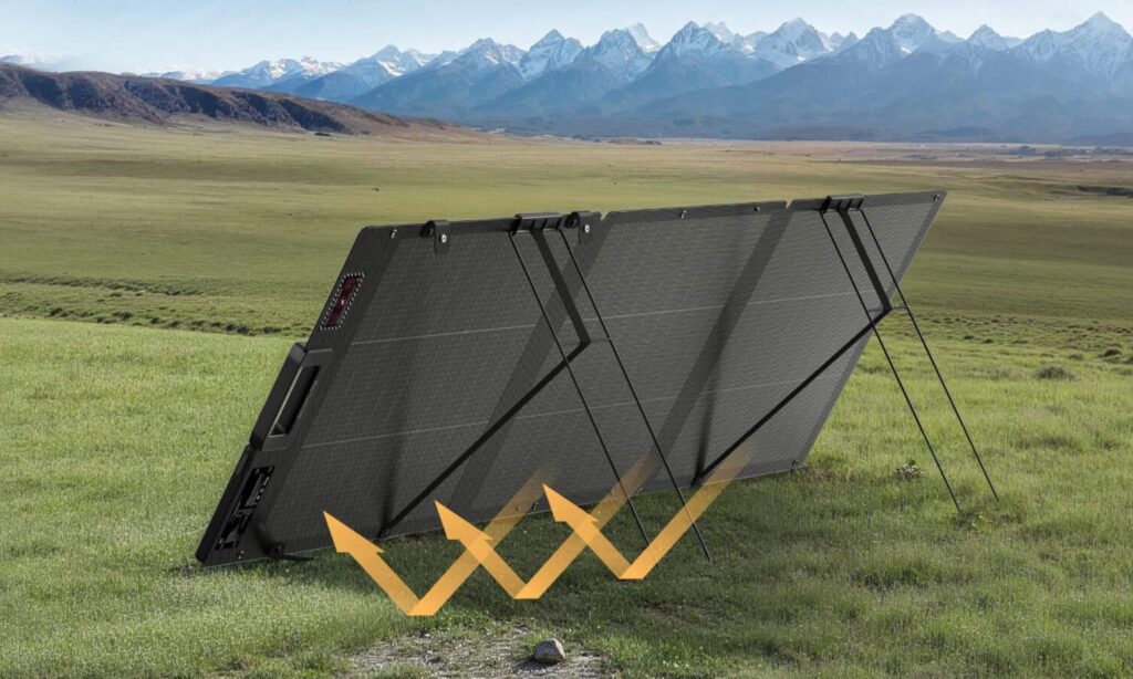 ecoflow panneau solaire portable 160w recharge autonome